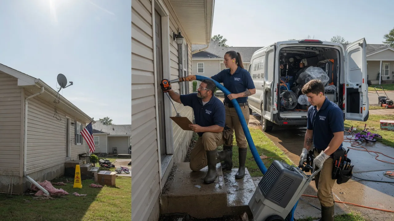 Ceiling Water Damage Restoration in Highspire, PA near me